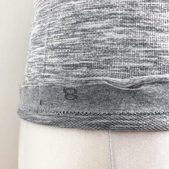 Lululemon Swiftly Tech Racerback in Slate /White 8 - Picture 11 of 14